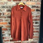 We Wore What  Orange Knit Sweater Romper, M Photo 2