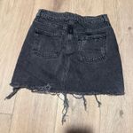 Topshop  Skirt Denim Black Mini Photo 1
