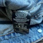 BLANK NYC Removable Hoodie Star Patch Denim Jacket - Blue/Black - Medium Photo 5