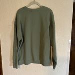 State of Mine  Womens Large Green Florida Orange Blossom Embroidered Sweatshirt Photo 7