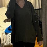 Aerie  army green knit pullover sweater size xsmall Photo 1