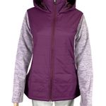 Ultimate Terrain Womens Hybrid Jacket Coat Hooded Full Zip Purple Small Photo 2