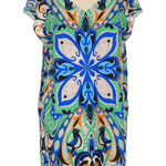 Anthropologie Maeve Colorful Midi Knee Length Dress Photo 0