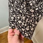 Lulus Fall Into You Black Floral Print Long Sleeve Wrap Dress Medium Photo 5