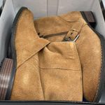 DV Dolce Vita Tan Sabrina Faux Suede Ankle Boots 8.5 Booties Fall Buckle Brown Photo 12