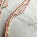 Womens Chunky Shell Chip Studded Tie Belt Boho Medium (M) Large (L) ✨ Pink Photo 9