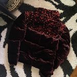 Anthropologie NWT Velvet Puffer Jacket Photo 3