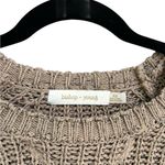 Bishop and Young Women’s Military Raglan Sweater Cotton Knit Short Sleeve Top XS Photo 2