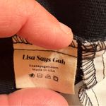 Lisa Says Gah NWT  Black Wide Leg Pleated Pants Photo 7