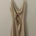 Lucy in the Sky Nude Mini Bodycon Dress Photo 0