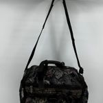 Vintage Jaguar Tapestry Floral Duffle Bag Crossbody Strap Zipper Classic Green Photo 1