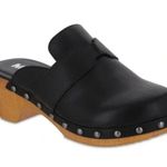 MIA  “Daisy” Black Studded Vegan Leather Clogs size 9 Photo 1