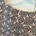 MINKPINK  Black And White With Pink Embroidery‎ Romper Size Large Photo 5