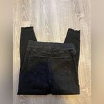 Spanx Ankle Skinny Distressed Vintage Black Jeans Women’s M Petite Pull On Photo 3