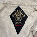 Johnny Was NWOT  Fur & Faux Suede Floral Embroidered Coat Jacket Pockets Size S Photo 7