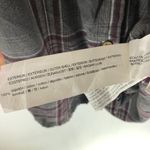 Pull & Bear  Womens Flannel Shirt Button Down Cotton Plaid Gray Red Size S Photo 3