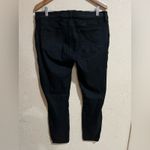 Paige jeans black maternity skinny jeans 32 FLAWED Photo 3