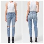 AGOLDE NWT  Riley High Rise Straight Crop Jeans Size 30 Photo 1