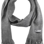 Men Classic Knit Winter Scarf Warm Double layer Photo 0