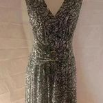 Liz Lange 💙💘Host Pick💘💙 Black and White Maternity Maxi Dress Photo 0