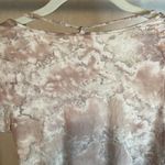 American Eagle  Soft & Sexy T-Shirt‎ XS Brown & Beige Marble Print Criss Cross Photo 4