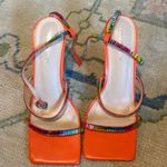 public desire Tropez Multi Jewel Heel In Orange Photo 3