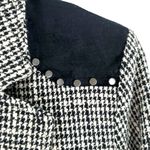 Free People  Black and White Houndstooth Rodeo Blazer Size Small Jacket Photo 5