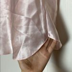 VINTAGE BABY PINK SATIN LINGERIE DAINTY CAMI TOP Size M Photo 3