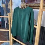 Tuckernuck  Rainforest Green Adah Satin Blouse & Erin Pants - Sz L ❤️🎀 Photo 10