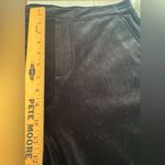 Draper James  Black Velvet Pants Cropped Festive Party Holiday NWT Sz MED Photo 5