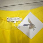 Playboy NWT Velour Rhinestone Pants Yellow Size Medium has heart rhinestoned on Photo 4