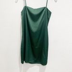Lani the Label  green satin finish mini dress size xs Photo 2