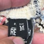 REWASH  Wide Leg Tan Stripe Palazzo Linen Blend Pants Size Med EUC #0428 Photo 5