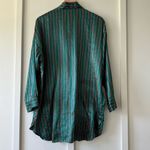 Victoria's Secret  Satin Stripe Button Down Pajama Top Photo 7