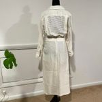 ZARA White midi wrap skirt and crop top set. size small Photo 4