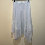 ALLSAINTS Lerin Midi Skirt - Light Gray Size 0 Photo 5