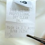 Cignal‎ Formal White/Ivory Crop Top Prom Wedding Pageant [Size 10] Made in USA Photo 3