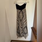 Nicole Miller Vintage 90s Y2K collection vintage silk long strapless dress Photo 8