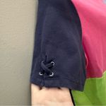 Blair Color Block T-Shirt  2X Sleeve Detail Casual Spring Photo 1