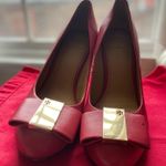 Tory Burch  Red Leather Heels Photo 0
