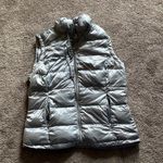 Calvin Klein  Silver Puffer Vest SIZE M Photo 0
