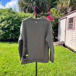 Alo Yoga Fade Ripped Pullover Sweatshirt in Jungle Green Size S Photo 2