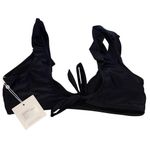 Missguided Womens Mix And Match Frill Shoulder Bikini Top Black Size 10 NWT Photo 3