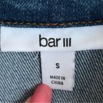 Bar III  distress seam-detail jean jacket, size S denim jacket Photo 2