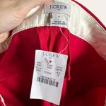 J.Crew  Winnie Crimson Red Scalloped Hem Ankle Trouser Pants Size 2 Photo 7