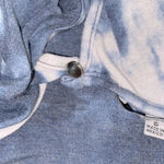 White Birch blue tie dye cozy jersey romper size small Photo 5