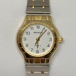 Advance women’s quartz analog watch two tone 23mm adjustable band running Photo 0