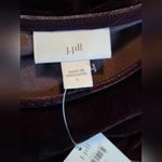 J.Jill  rayon and silk fig purple stretch velvet top NWT Photo 2