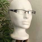 Black frame eyeglasses clear lenses eye wear office siren core preppy glasses minimalist goth bella hadid Photo 3