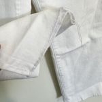 L'Agence NWT White Wide Leg Raw Hem Jeans - Size: 25 Photo 3
